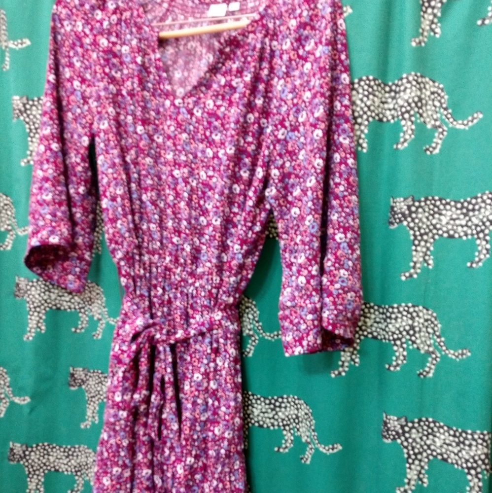Gap Prairie style Maxi Dress with tie waist